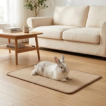 2 PCS Rabbit Scratch Mats, Rabbit Mats, 2 piece Set, Ideal for Rabbit Owners in Indoor Settings