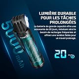 OLIGHT Perun 3 LED Lampe Frontale Rechargeable 3000 Lumens, 20 Jours Max - 3