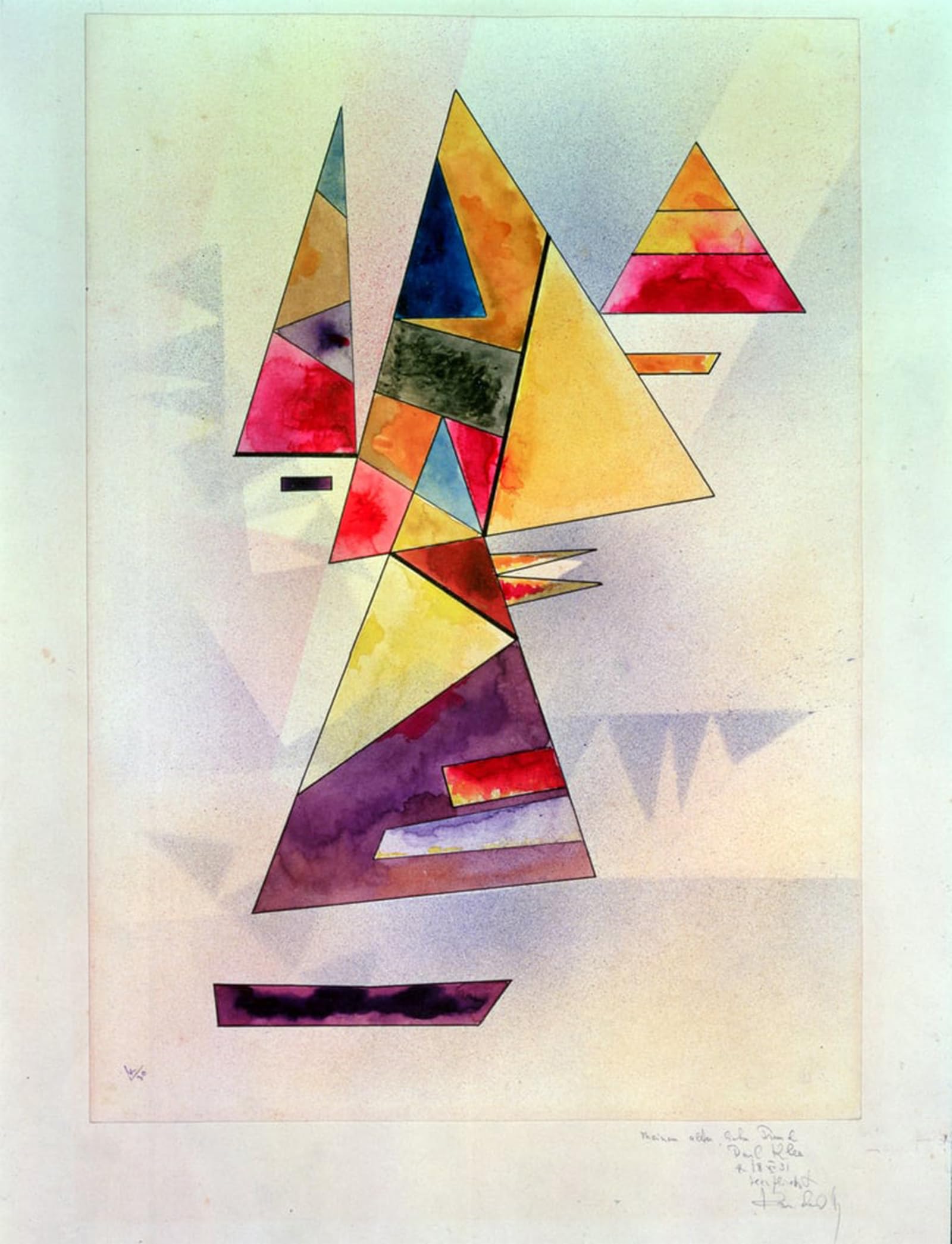 SERENDIPITP Vintage Picture Print on Canvas Wall Art Poster Composition by wassily kandinsky Artwork Print Poster for Wall Decor 60x90cm