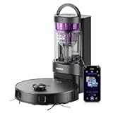 E20 Plus Robot Vacuum with Bagless Self Emptying Station&comma; Robotic Vacuum and Mop Combo&comma; 45-Day Capacity&comma; Upgraded 8000Pa Suction and Anti Hair-Tangling Brush&comma; LiDAR Navigation&comma; App Control