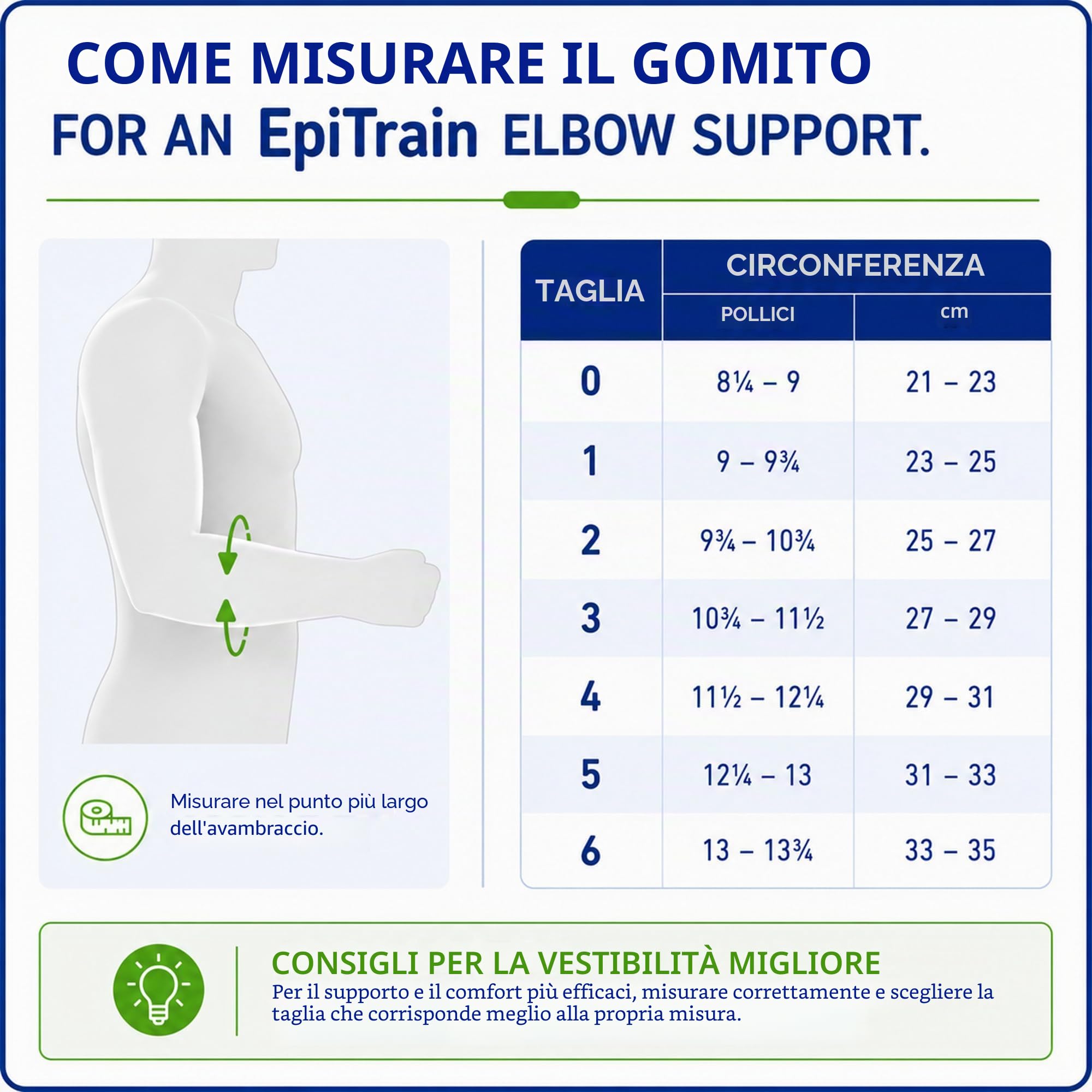 BAUERFEIND -Supporto per gomito, EpiTrain, titanio, misura 3