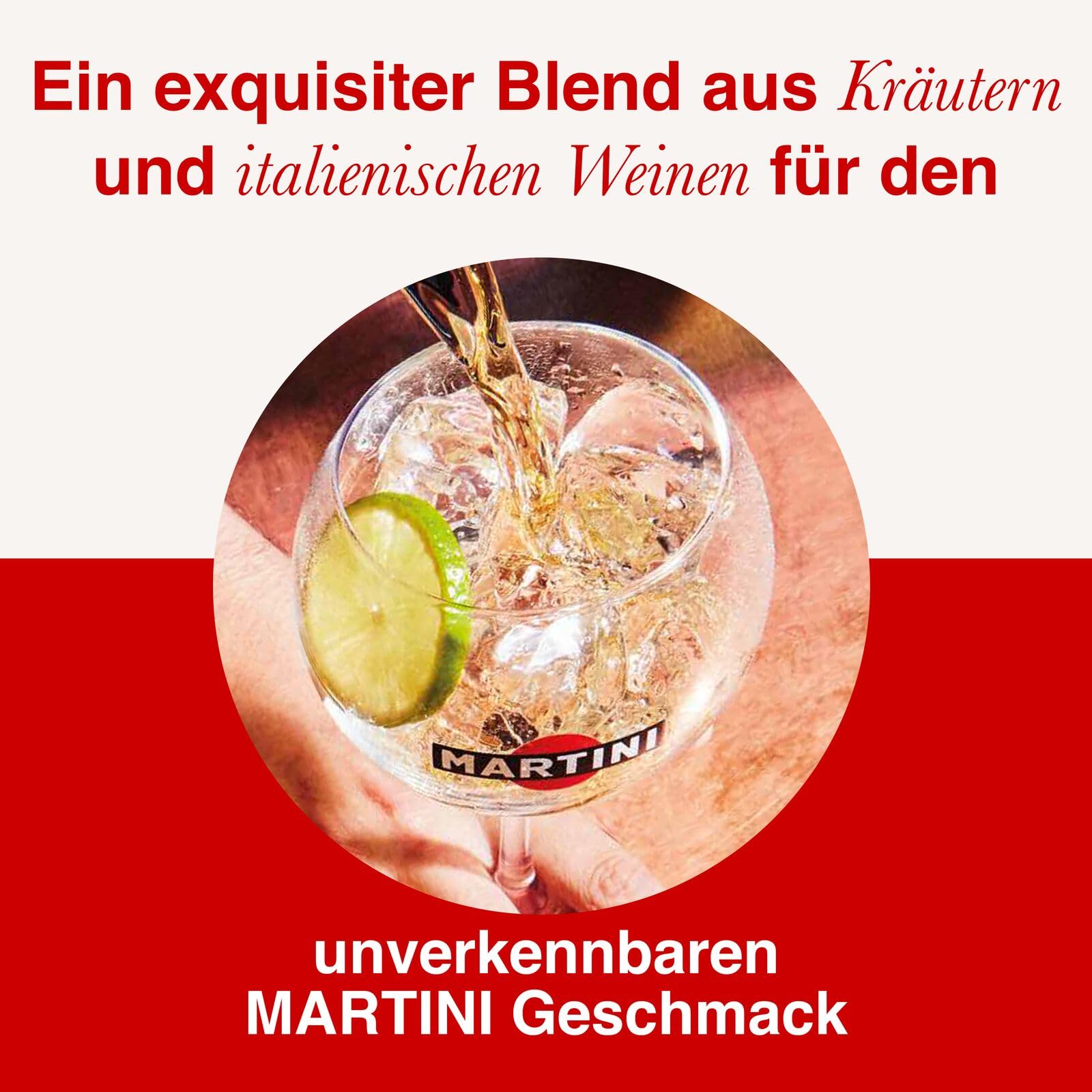 MARTINI Riserva Speciale Ambrato Wermut Aperitif, 18% vol., 75cl / 750ml, heller Wermut angereichert mit einzigartigen Botanicals