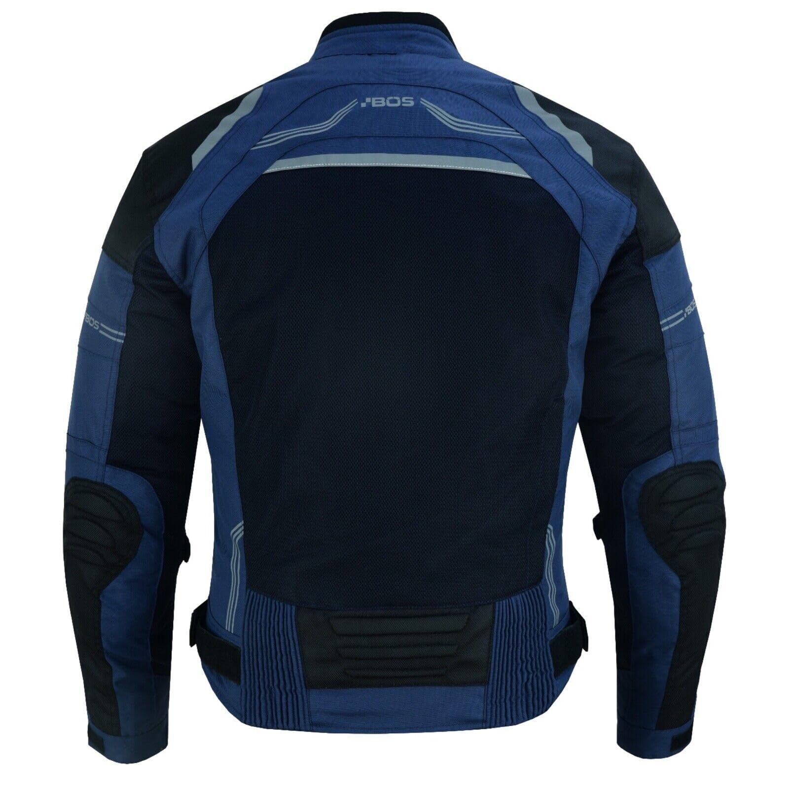 Herren Motorradjacke Sommer Wasserdicht, Atmungsaktiv mit Protektoren, Hochwertiges Textil, Reflektierend, Verstellbar & Belüftet