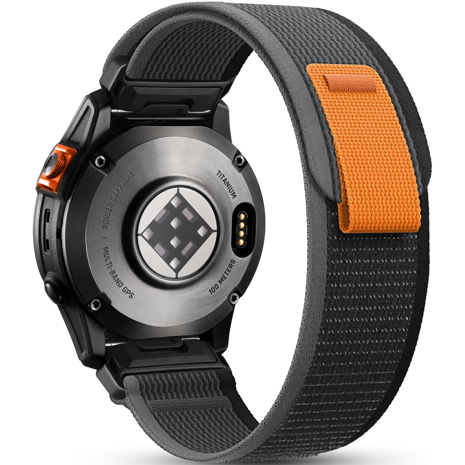 Photo 1 of IMIVIO 26mm Nylon Bands Compatible with Garmin Fenix 8 51mm/Fenix 7X pro/7X/Fenix 6X Pro/6X/Fenix 5X/Plus Band, 26mm Width Quickfit Replacement Sport Watch Bands for Fenix 3, Fenix 3HR Smartwatch