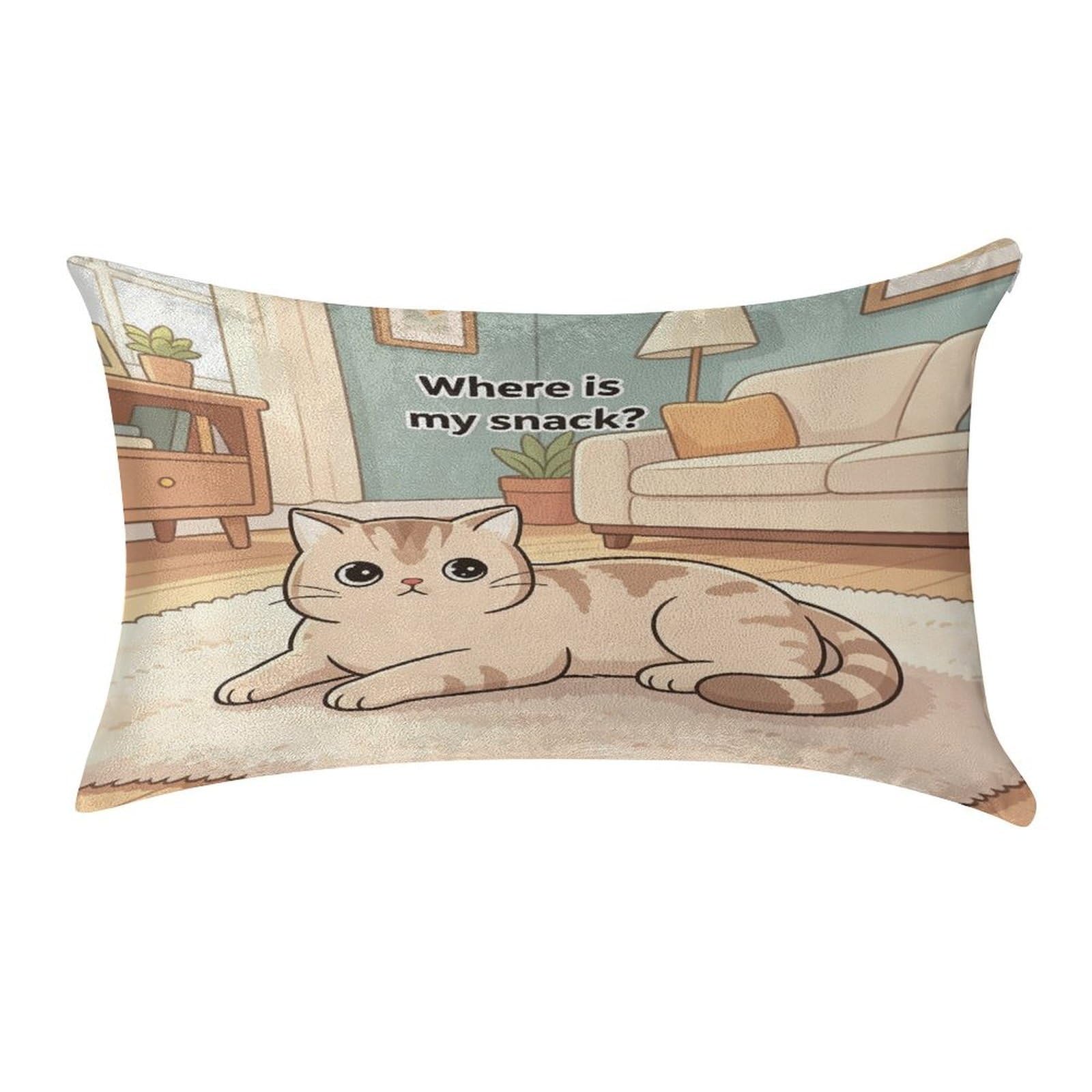 Fekiloot Style Cute Cat Pillow Covers Home Decor Pillow Cases