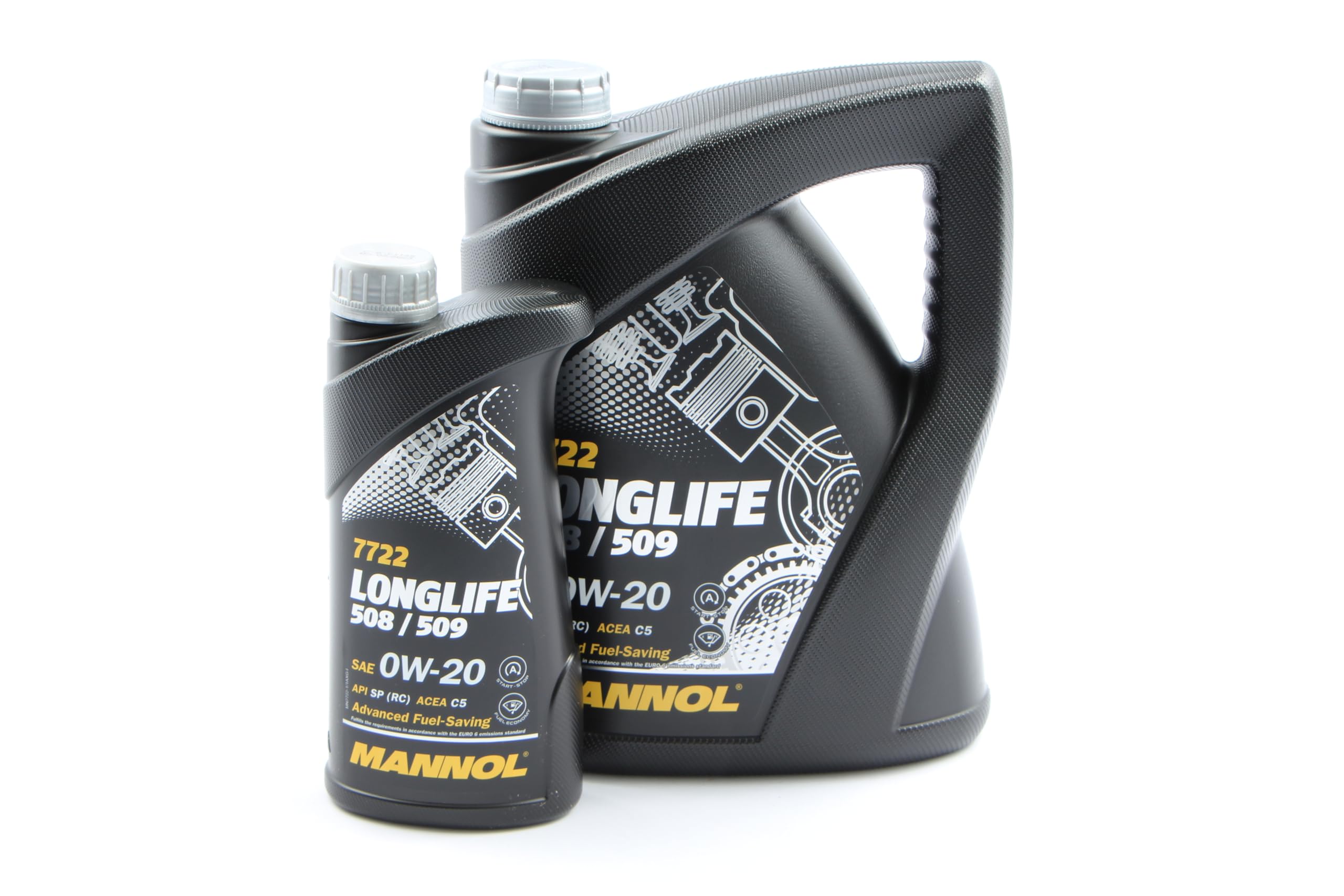 5+1 (6 Liter) MANNOL 7722 O.E.M. Longlife 508/509 0W-20 Motoröl 