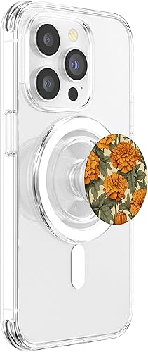 Miniatura 16 de PopSockets PopGrip estándar de acuarela Marigold Flower