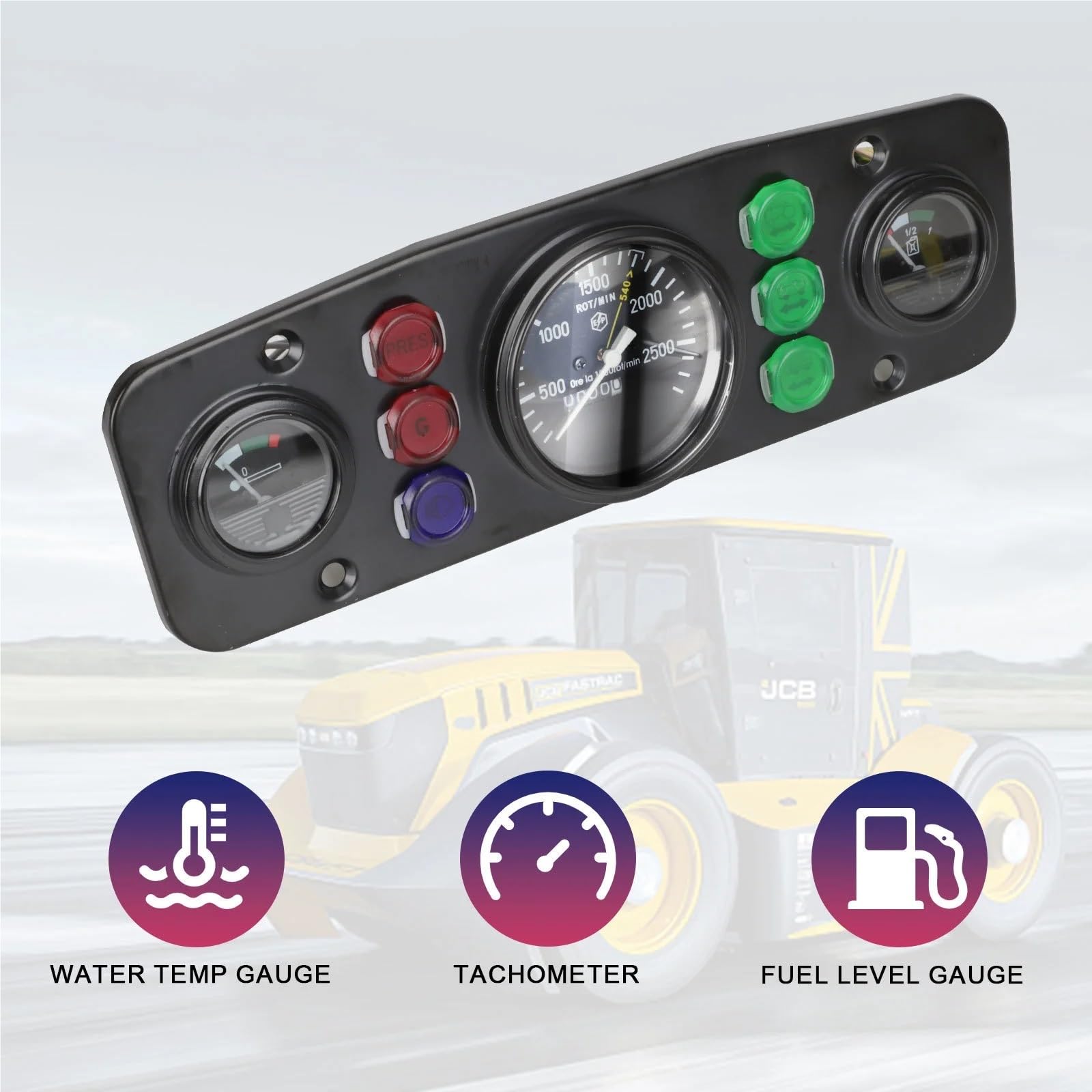 Cyfrowy miernik Pasuje do kompletnego panelu wskaźników licznika ciągników uniwersalny/długi 650-951610003 w 1 zestawie kompletny panel Ekran LCD deski rozdzielczej samochodu