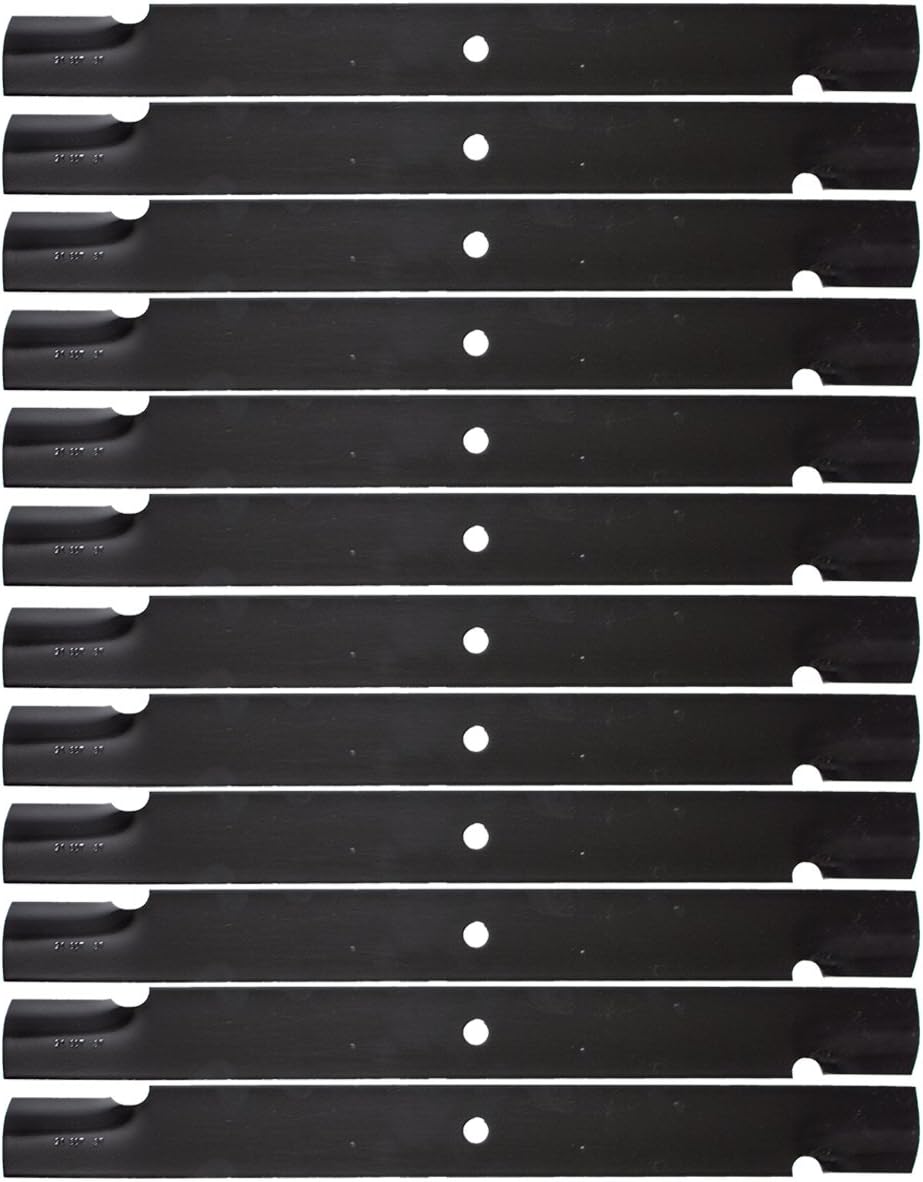 12PK 72" Deck Blade Flow Zero Turn Mower 481709 fits Ferris 48112, 48113, 482882, Exmark Lazer Z 1-643006, 103-2531, Toro Turf Master 105-7784-03 ZTR