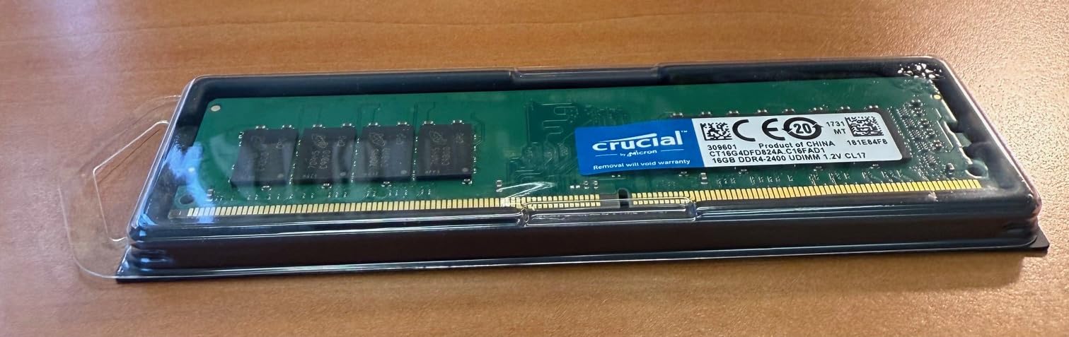 Crucial RAM CT16G4DFD824A 16GB DDR4 2400MHz CL17 Desktop Arbeitsspeicher