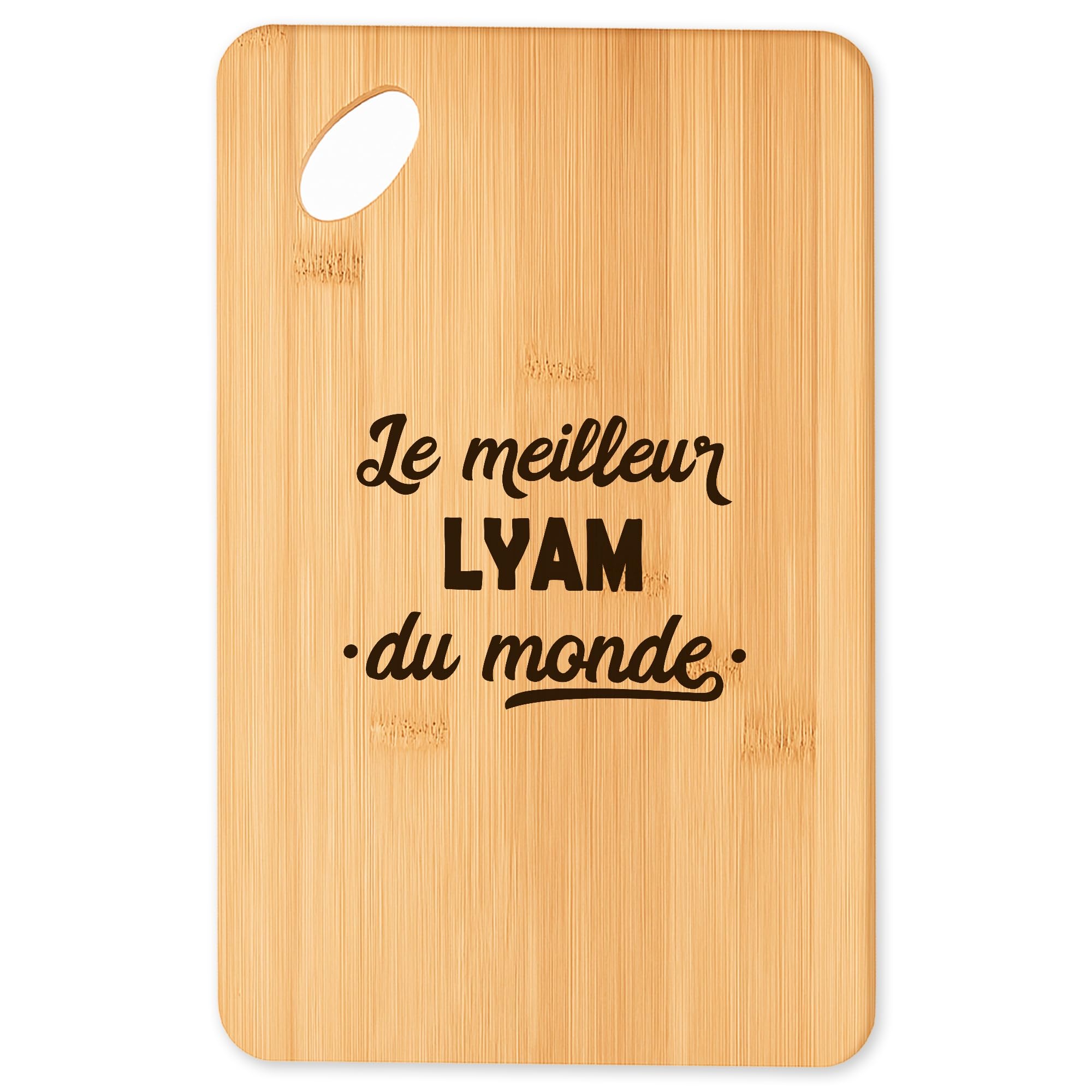 Cadeau original de cuisine : planche de présentation Super Lyam 2
