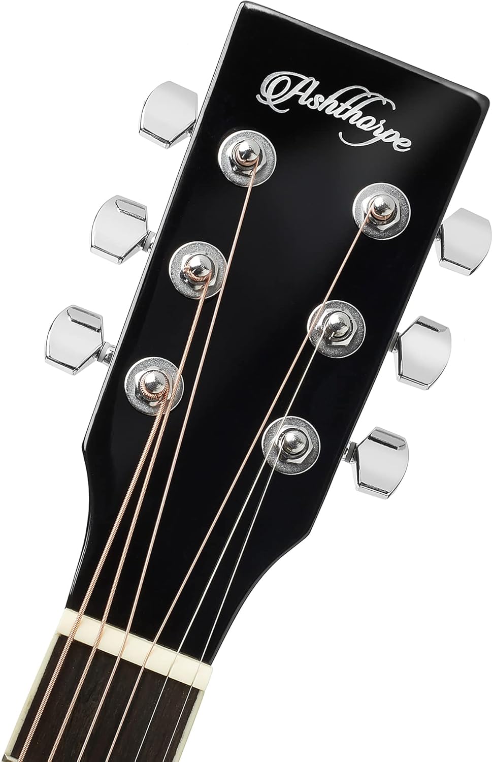 Ashthorpe Full-Size Dreadnought Cutaway Acoustic Electric Guitar Package with 10 Watt Amp - Sunburst