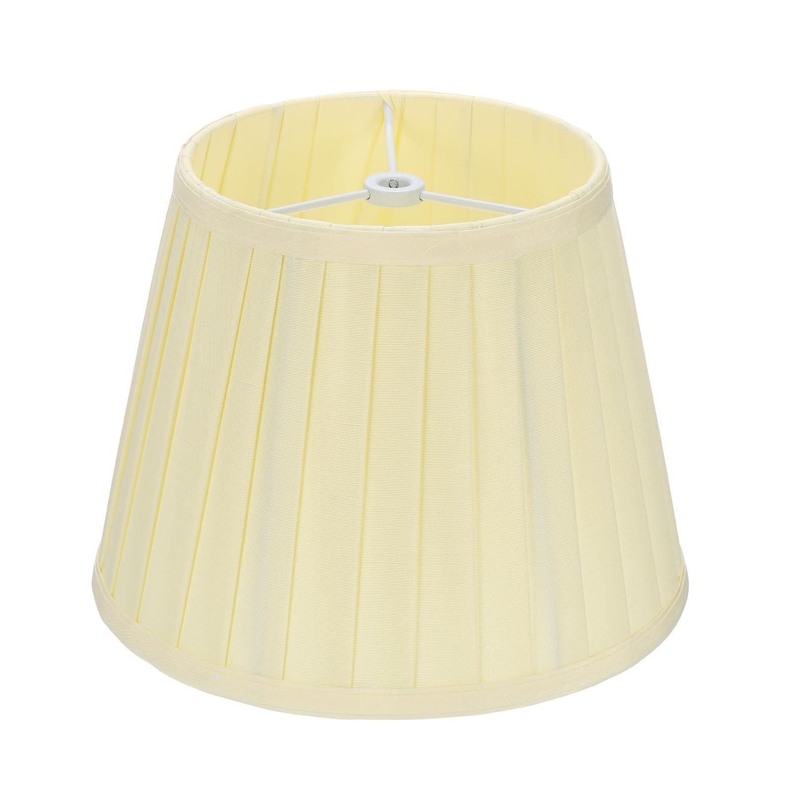 VIAPUICE Pleated Empire- Lamp Shade 15 Top x 22 Bottom x 17cm H- Cream