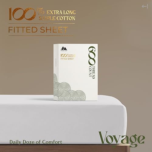 Miniatura 4 de Mayfair Linen - Sábana bajera ajustable de 100 % satén de algodón egipcio de 600 hilos con elástico en todo el contorno, tamaño King, se adapta a