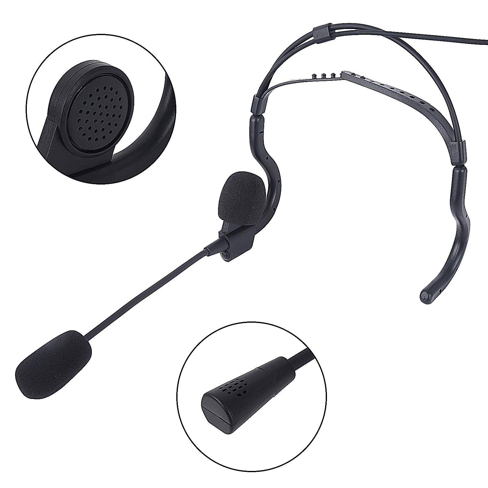 Amazon.com: Pdflie Walkie Talkie Earpiece Behind The Head Over Ear