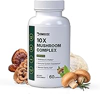 Vista 12 de Complejo de hongos melena de leones, mezcla adaptogénica 5 en 1 - Cápsulas de extracto de león, chaga, maitake, shiitake y reishi, suplemento