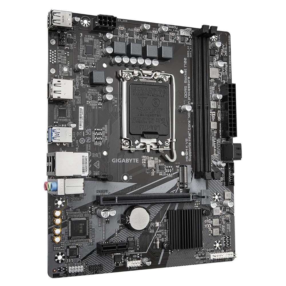 Amazon.com: GIGABYTE H610M K V2 Motherboard - Intel Core 14th CPUs