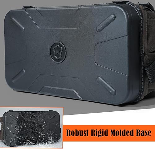 Miniatura 4 de WELKINLAND Bolsa de 53 bolsillos con fondo rígido para HVAC, bolsa de herramientas de electricista resistente, bolsas de herramientas de lona