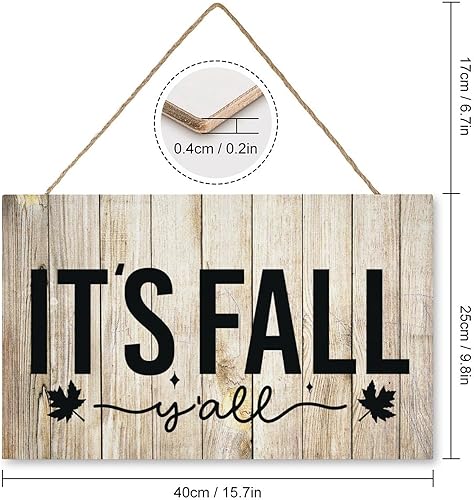 Vista 114 de Letrero decorativo para puerta delantera, decoración rústica de bienvenida de otoño para colgar en la pared, placas de madera para porche de granja