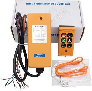 HXH 6-Button Industrial Wireless Crane Remote Control, AC12-36V/DC13-72V