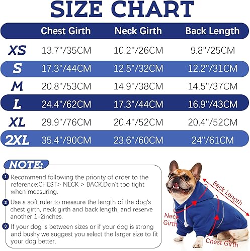 Miniatura 6 de ROZKITCH Sudadera con capucha para perros pequeños, medianos y grandes, ropa para mascotas, disfraz reflectante para mascotas con agujero para