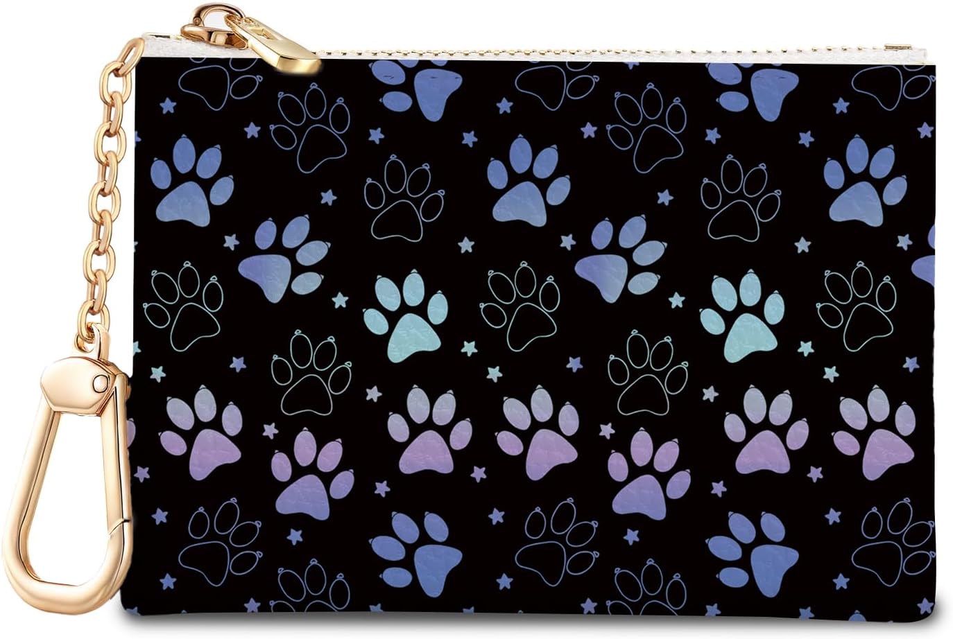 Dog Paw Cute Keychain Coin Purse for Women, Small PU Leather Change Pouch, Zipper Little Travel Credit Card Wallet for Girls, Tiny Zip Pocket Coin Holder with Key Ring for Ladies Gifts Dog Paw Cute Keychain Coin Purse for Women, Small PU Leather Change Pouch, Zipper Little Travel Credit Card Wallet for Girls, Tiny Zip Pocket Coin Holder with Key Ring for Ladies Gifts