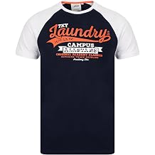 Tokyo Laundry Men's Baseball Style Raglan Sleeve Cotton Jersey Crew Neck T-Shirt