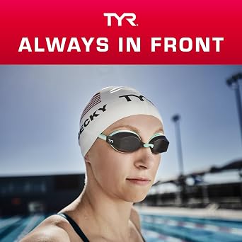 TYR Nest Pro Swim Goggles Beijing 2008 Olympic StadiumInspired Design, Wide Peripheral Vision, Anti-Fog, UV Protection