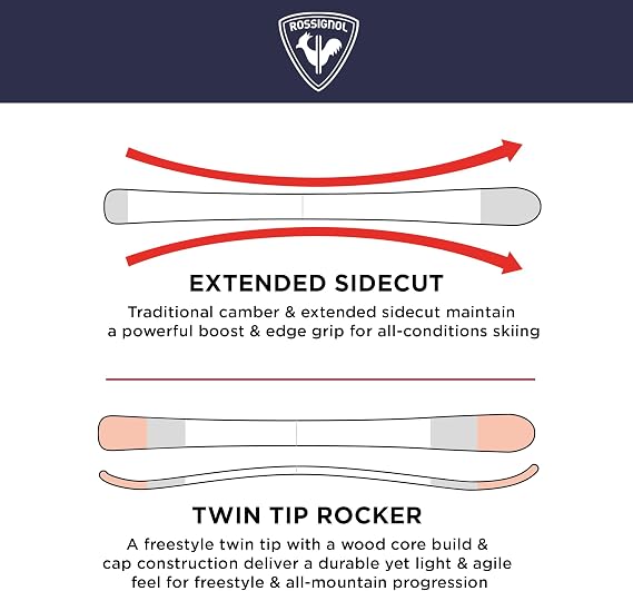 Rossignol Sprayer Xpress2 - Alpine Snow Skis for Kids - Downhill Skis for Kids