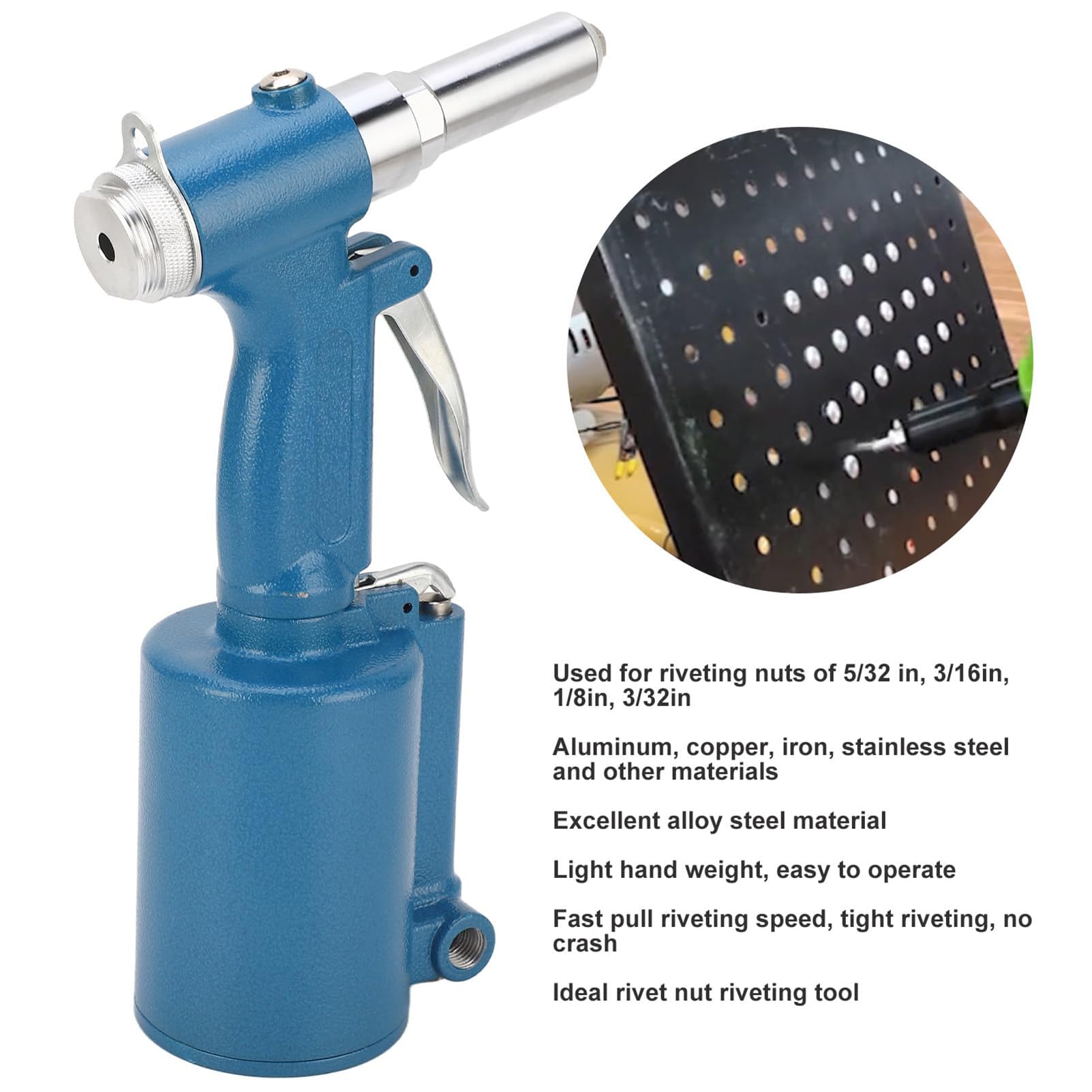 Pistola de remache neumática industrial hidráulica neumática remachadora ciega pistola de tuerca remachadora neumática pistola de tuerca remachadora neumática pistola de tuerca de remache de aire