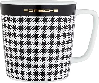 Collector's Cup No. 7, Iconic Pepita Look, Coffee Mug, Black