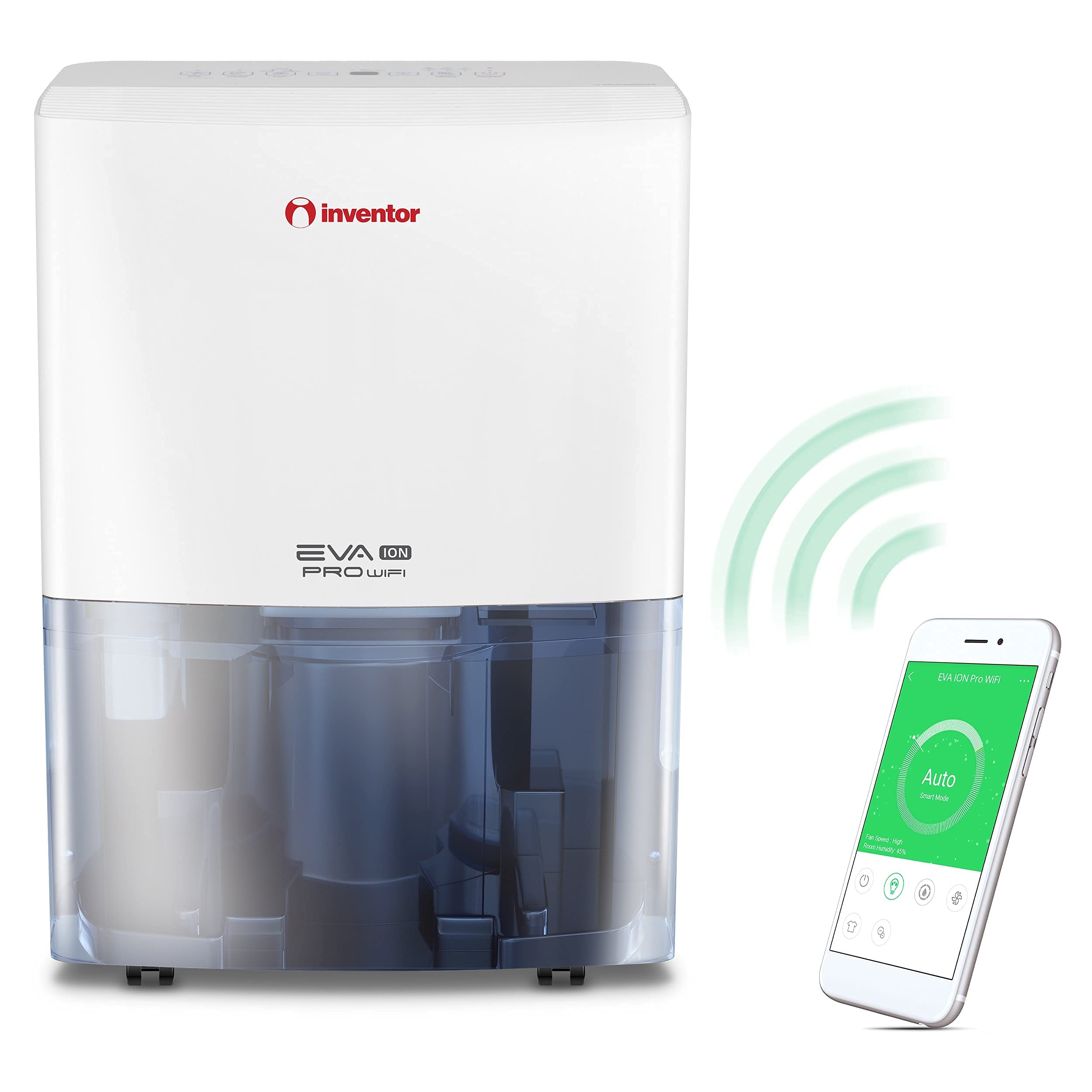 Buy Inventor EVA ION PRO WiFi 20L Dehumidifier, Remote Access with Wi