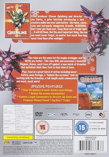 Miniatura 2 de the gremlins collection 2 dvd box set dvd Italian Import
