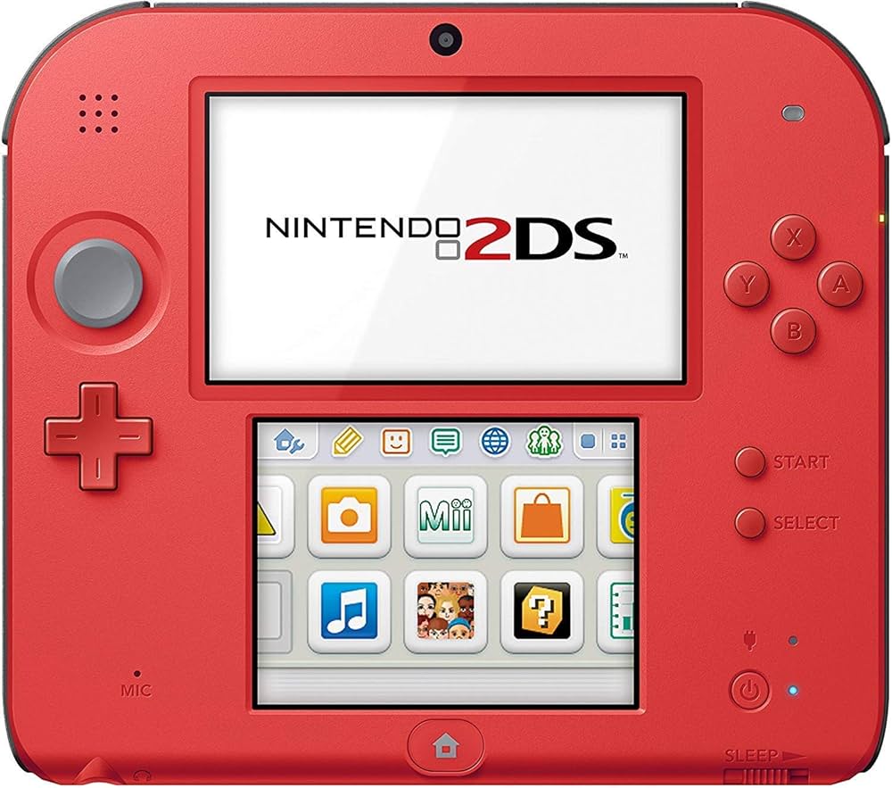 Amazon.com: Nintendo Nintendo 2DS-Crimson Red 2 - Nintendo 2DS