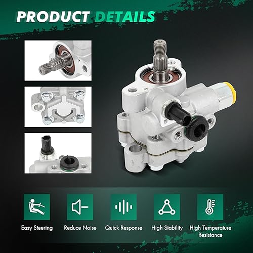 Miniatura 103 de SCITOO Bomba de dirección asistida compatible para 2005 para Saab 9-2X 2.0L, 2006 para Saab 9-2X 2.5L, 2004-2005 para Subaru Impreza 2.0L, 21-5396