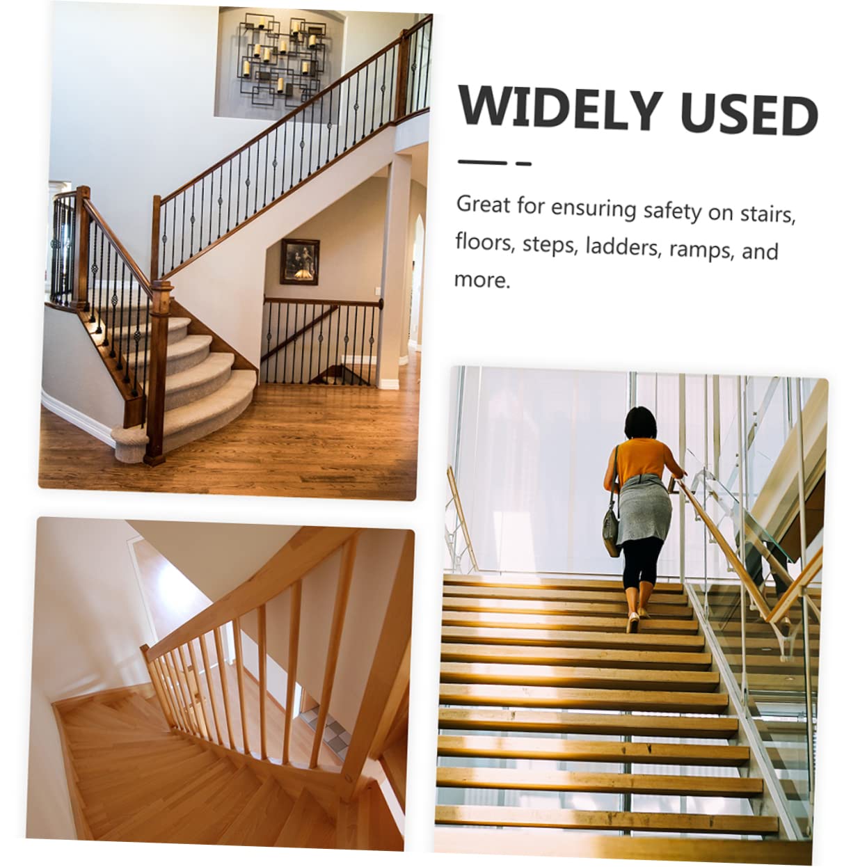 Lurrose 24pcs Luminous Slip Strips for Stairs Bathtubs Durable Self Adhesive Safety Stickers Household Use to Prevent Slips Slippery Surfaces Each for Bathrooms and Entryways