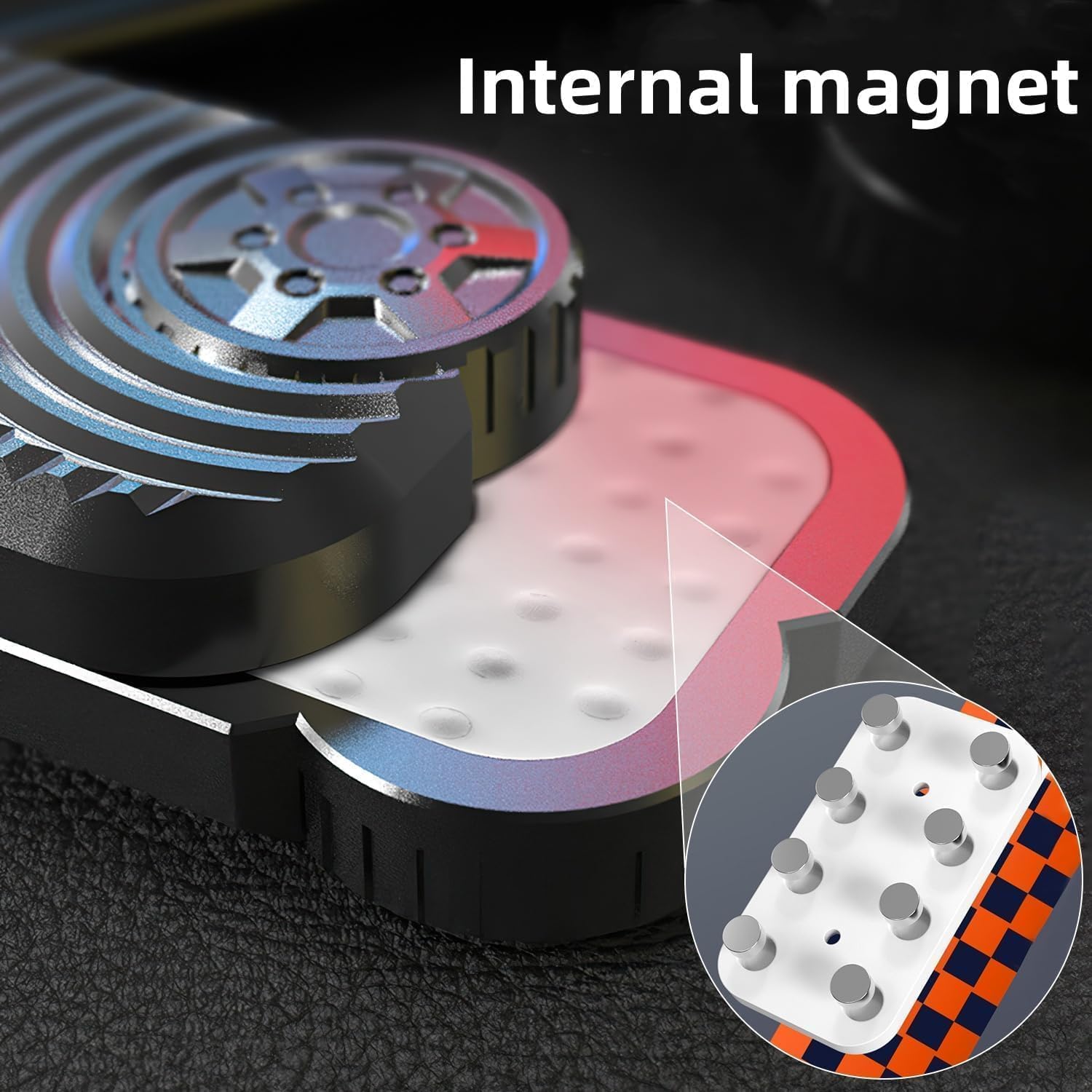 EDC Metal Fidget Slider, Magic Push Slider Fidget Blocks, Fidget Slider, Adult ADHD EDC Toys, Adult Stress Relief, Autism