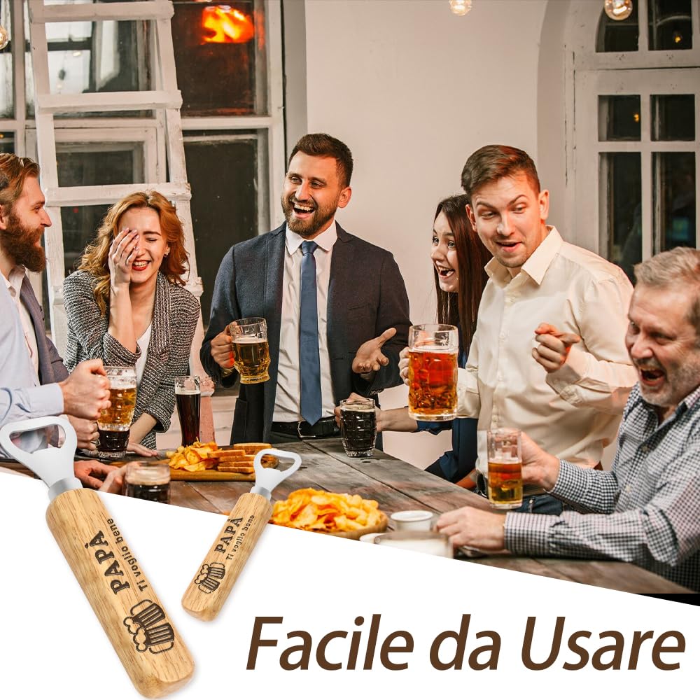 Regalo festa del papà - Bottiglia vino personalizzata e cassa legno - Idea regalo uomo, festa del Nonno, compleanno papà (Vintage, Migliore del mondo