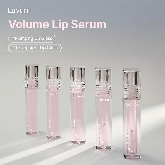 Luvum Volume Lip Serum, Lip plumper gloss, Collagen Lip Balm, 0.14 fl. oz