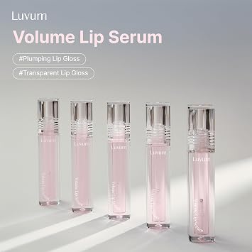 Luvum Volume Lip Serum, Lip plumper gloss, Collagen Lip Balm, 0.14 fl. oz
