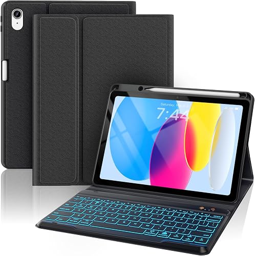 OYEEICE Keyboard Case for iPad 10th Generation 10.9" 2022… - 1