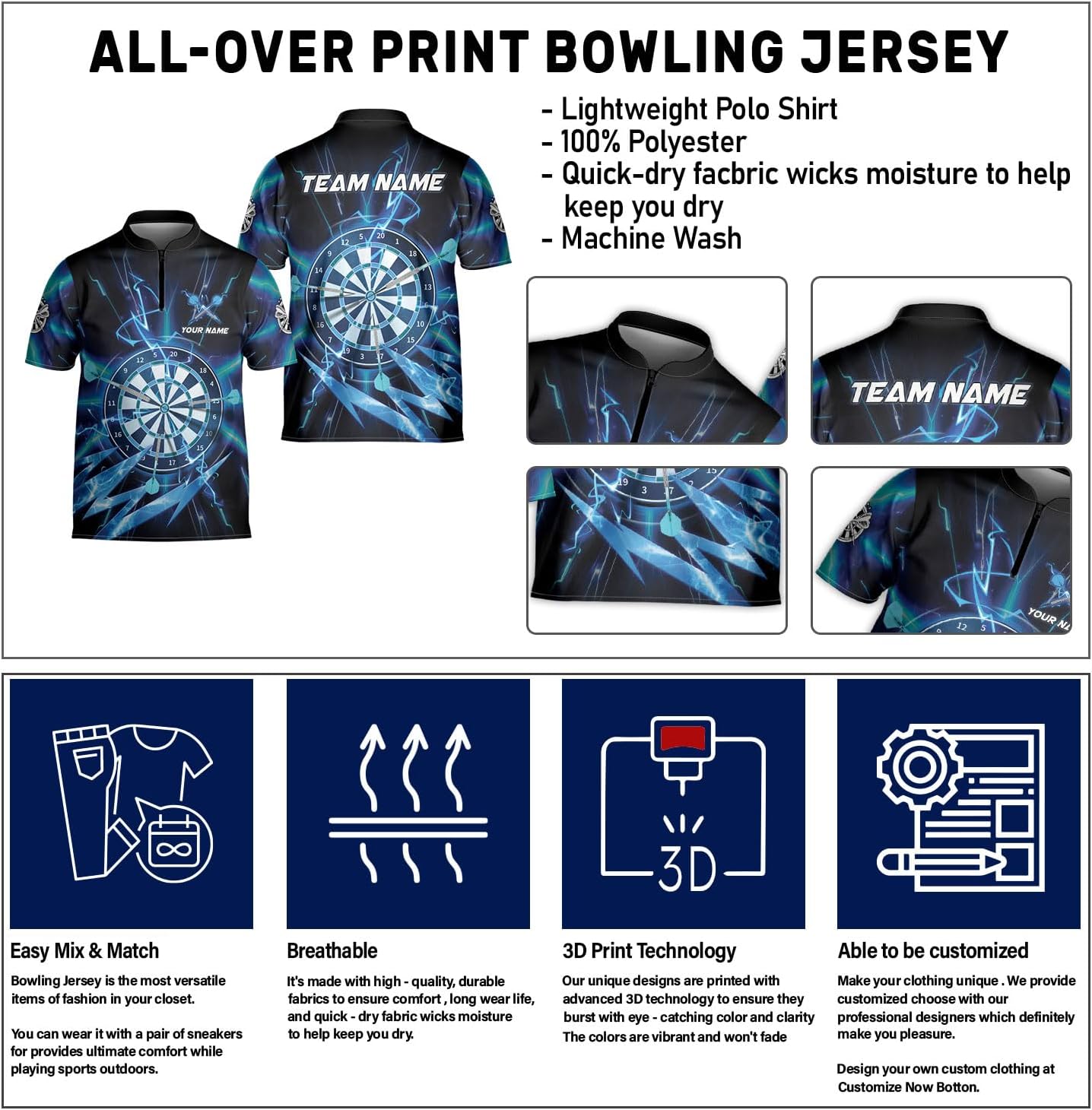 Custom Dart Jerseys Shirts for Men Women Funny Teams Darts 3D Jersey Dart Board Costume Player Gifts Dartboard Shirt