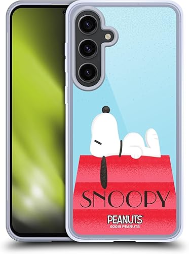 Miniatura 274 de Head Case Designs Funda de gel con licencia oficial de Peanuts Pastels Snoopy Deco Dreams [protección de grado militar] compatible con Samsung