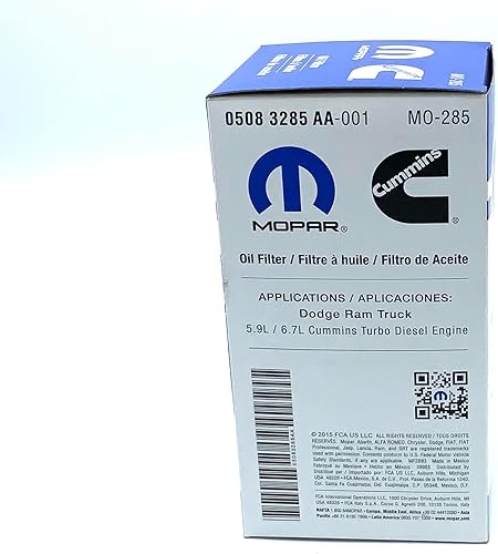 Miniatura 3 de Parte original de Chrysler filtro de aceite