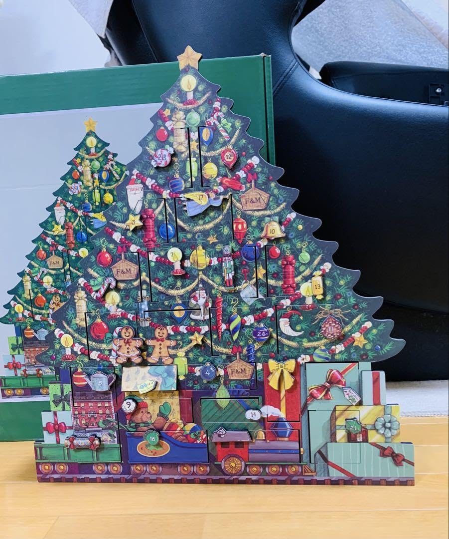 フォートナム＆メイソン クリスマスツリー アドベントカレンダー　2023 木製 Amazon | フォートナム＆メイソン クリスマスツリー アドベント