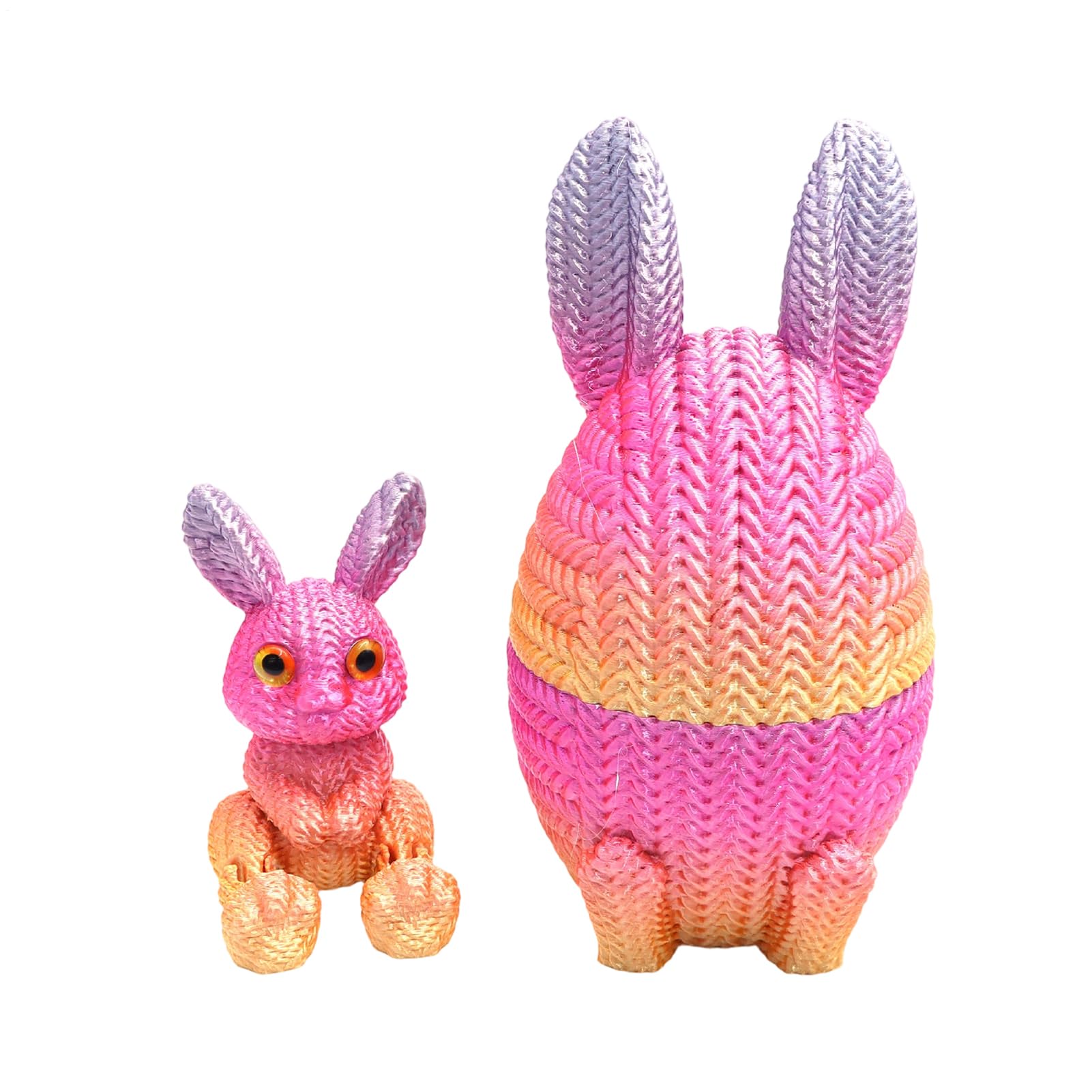 Lapin de Pâques imprimé en 3D générique pour décoration de table