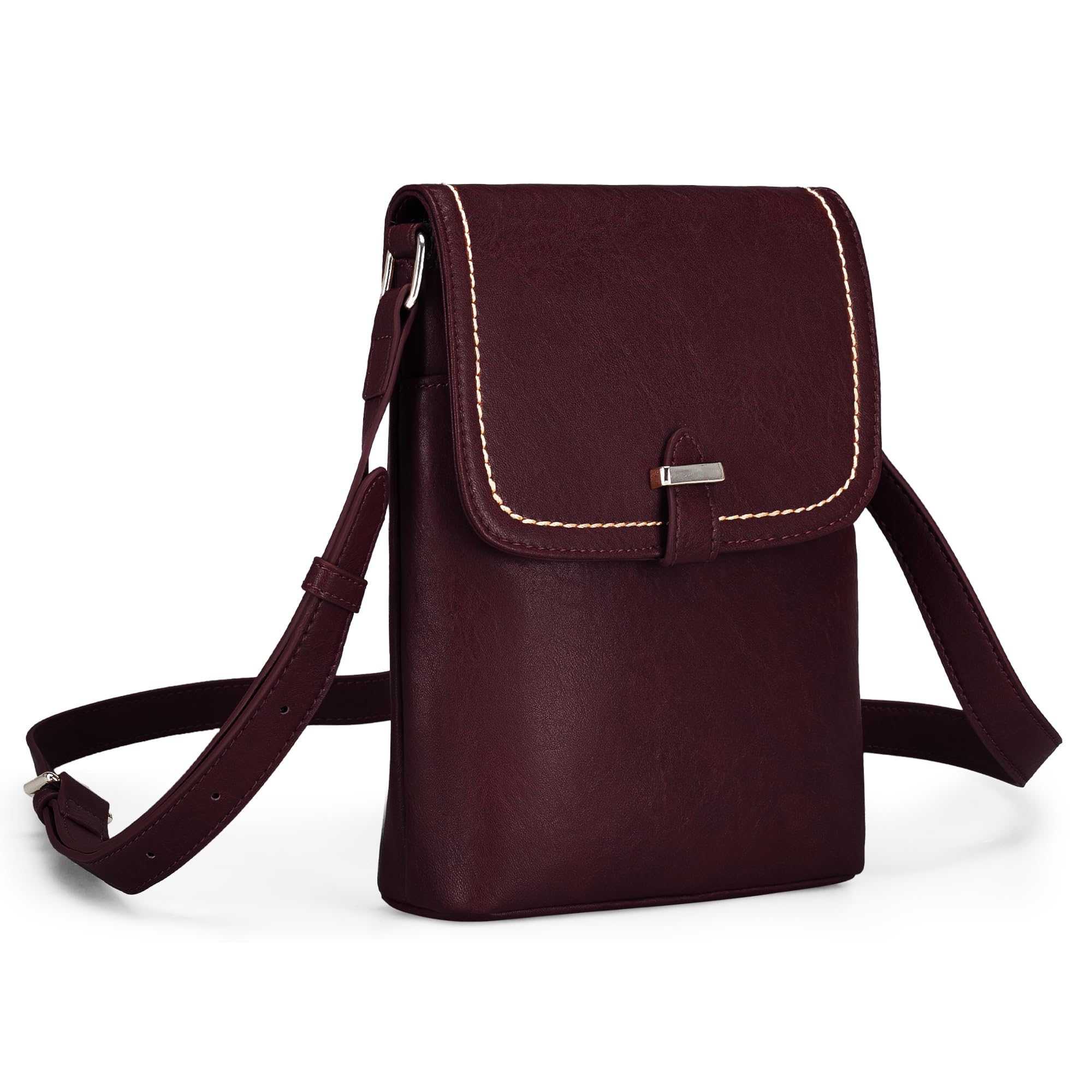 befen Echtleder Handytasche zum Umhängen Damen RFID-Blockierung Handy Umhängetasche Damen Klein Leder Handtasche mit Geldbörse zum Umhängen, Crossbody Bag mit Verstellbar Schultergurt