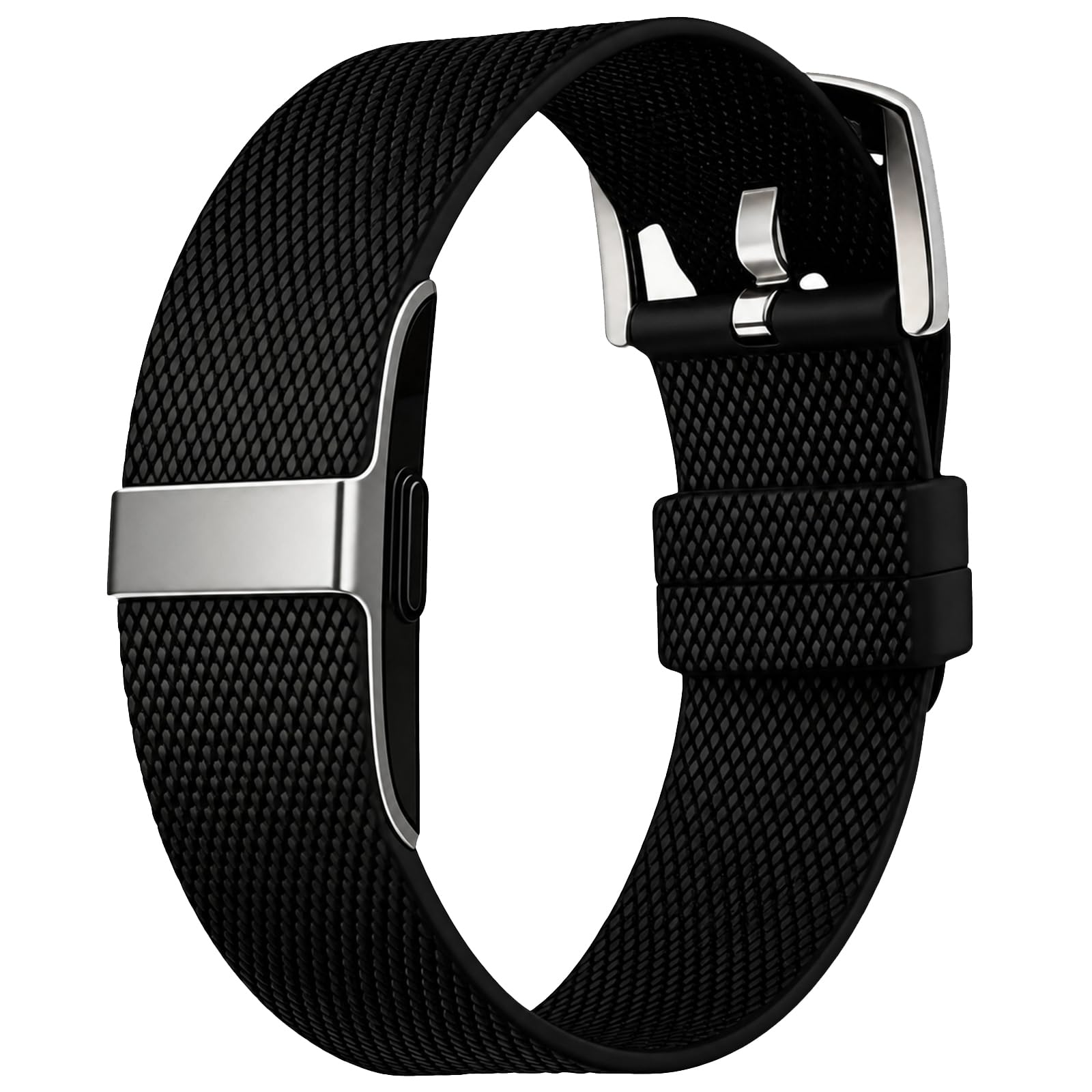 Hnisya Silicone Strap Compatible with Hume Band 1.0, Ultra Soft Replacement Adjustable Band with Secure Metal Buckle for Hume Band, Waterproof Wristband Accessories for Men Women Workout & Sleep
