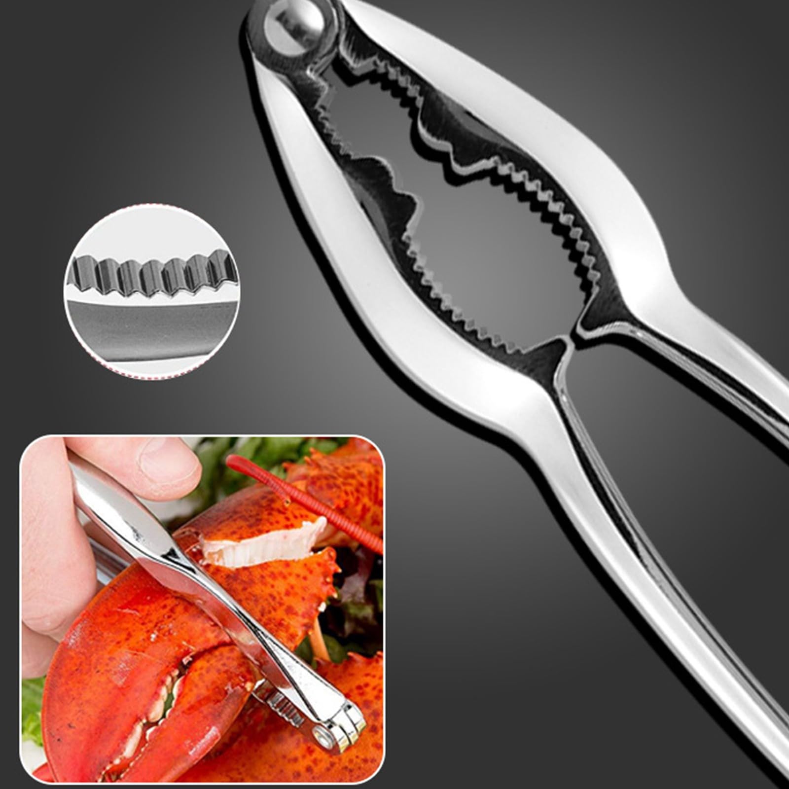 Set di 19 utensili portatili per frutti di mare, con borsa per il trasporto