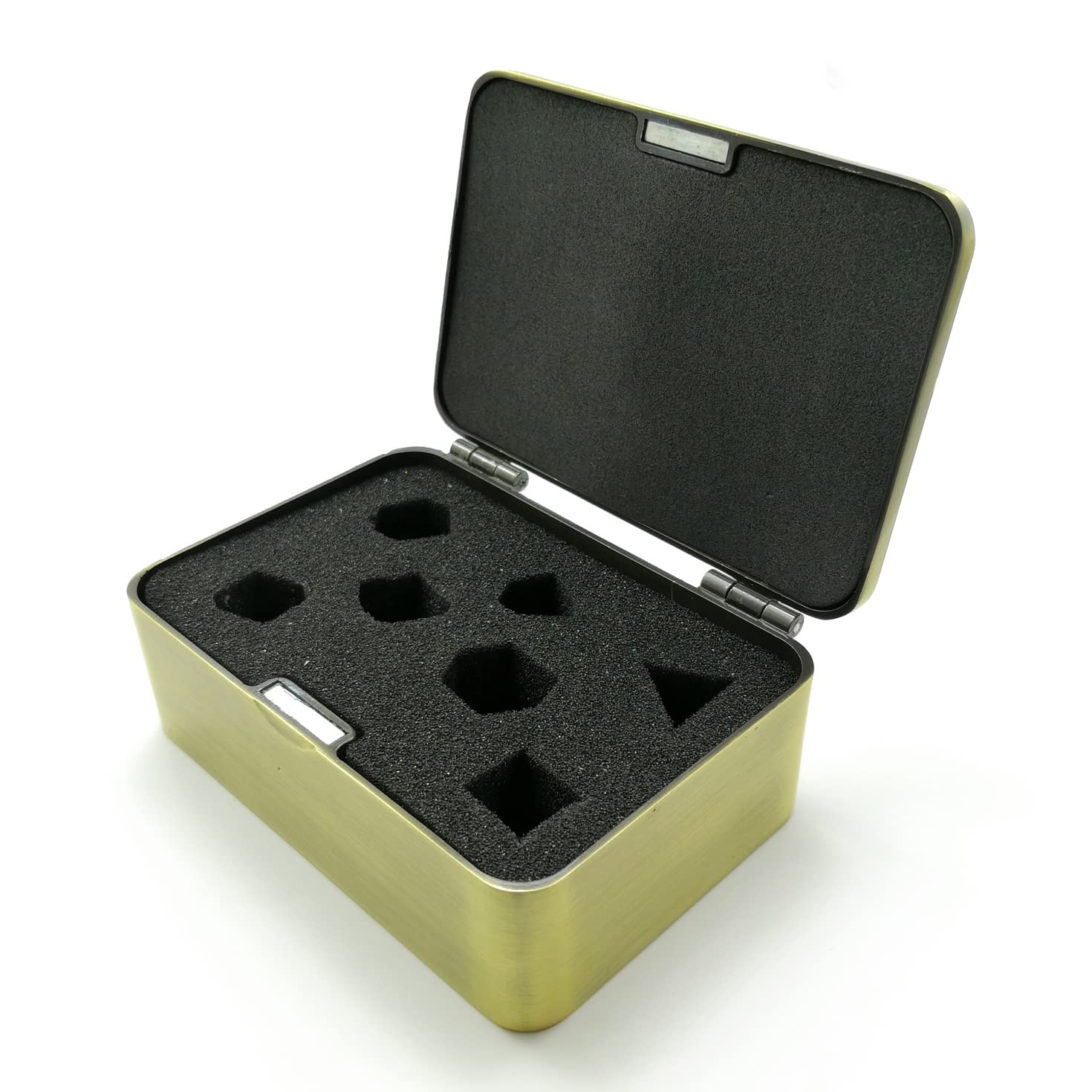 Bescon Deluxe Heavy Duty Brass Metal Dice Box for 7pcs Polyhedral RPG Dice Set